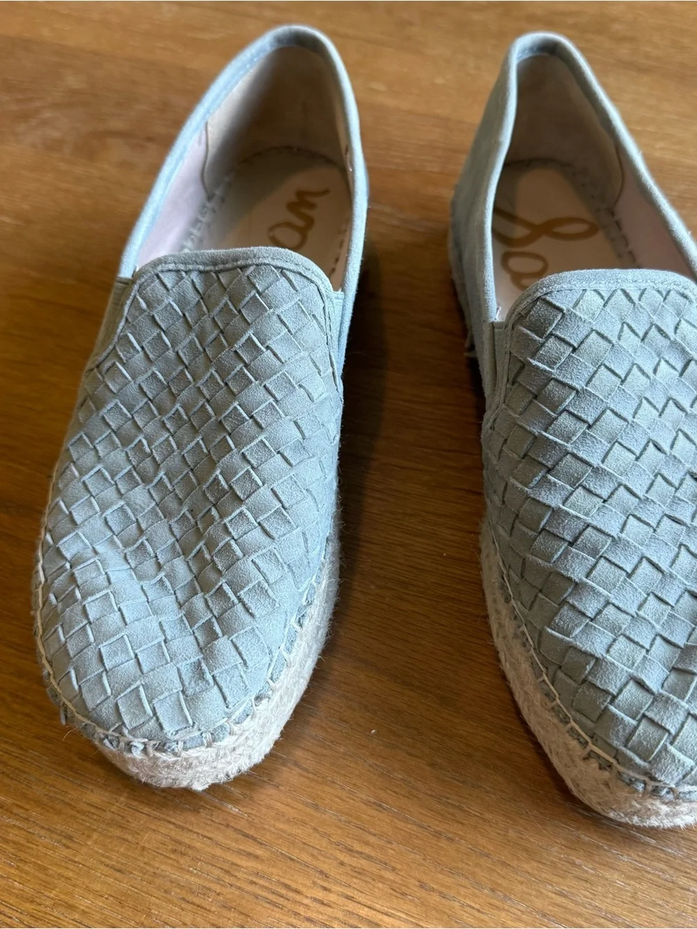 Sam Edelman slip-on espadrilles Light Sage Size 8